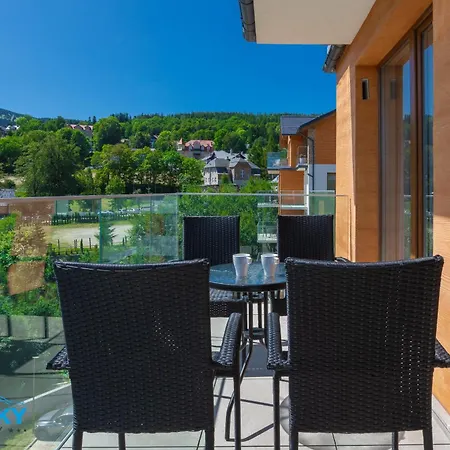 Lejlighed Bluesky - Kapielowa, Balkon Z Widokiem Na Gory, Przy Aquaparku, Wyciagach I Szlakach Karpacz