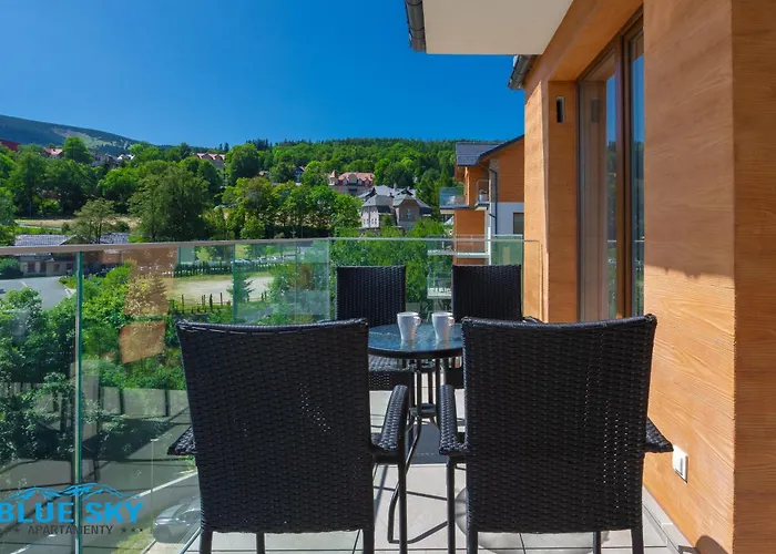 公寓 Bluesky Kapielowa 5b - Z Widokiem Na Gory, Blisko Wyciagow I Szlakow Turystycznych 卡尔帕奇